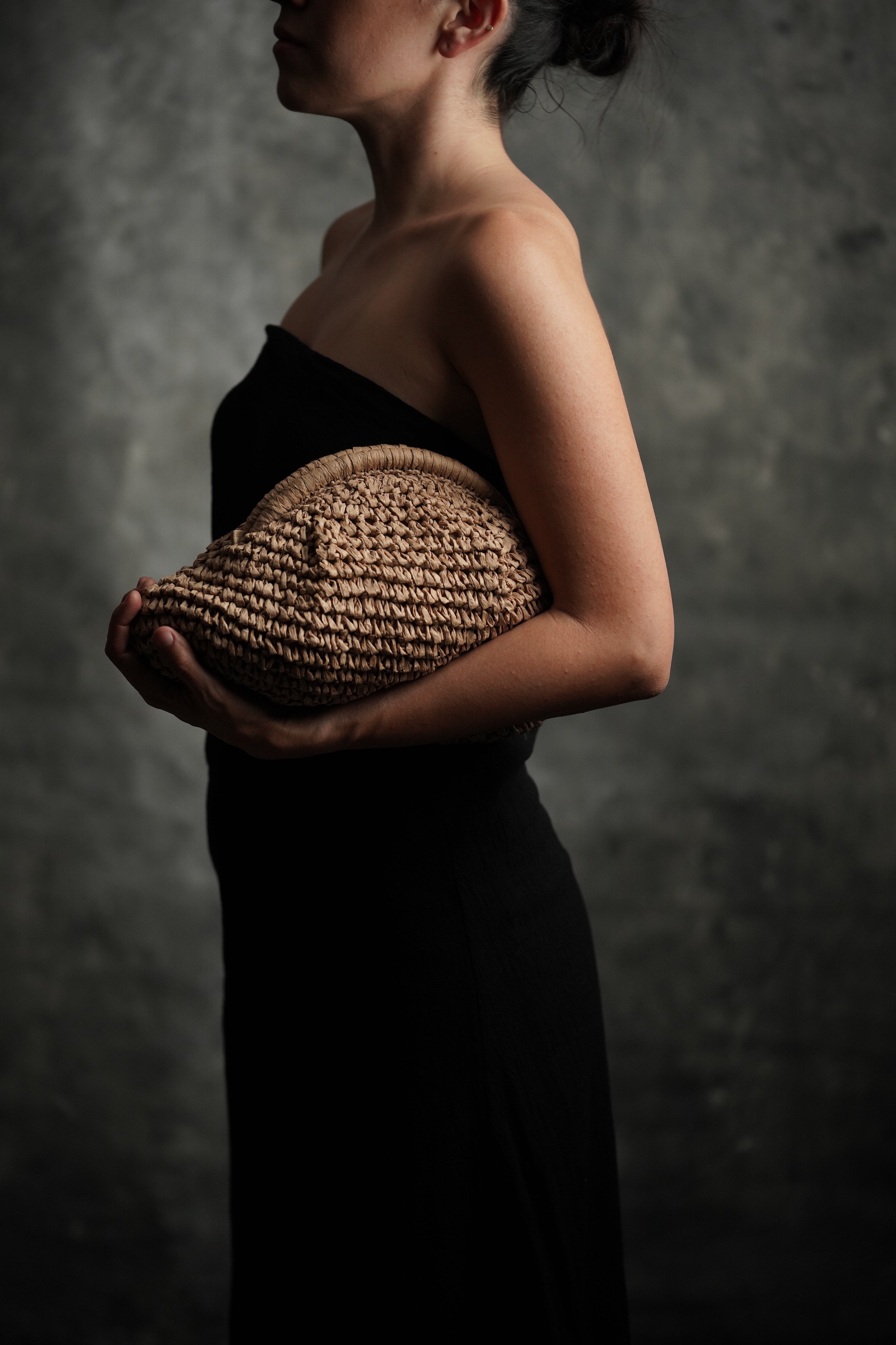 Bolsa Raffia mediana