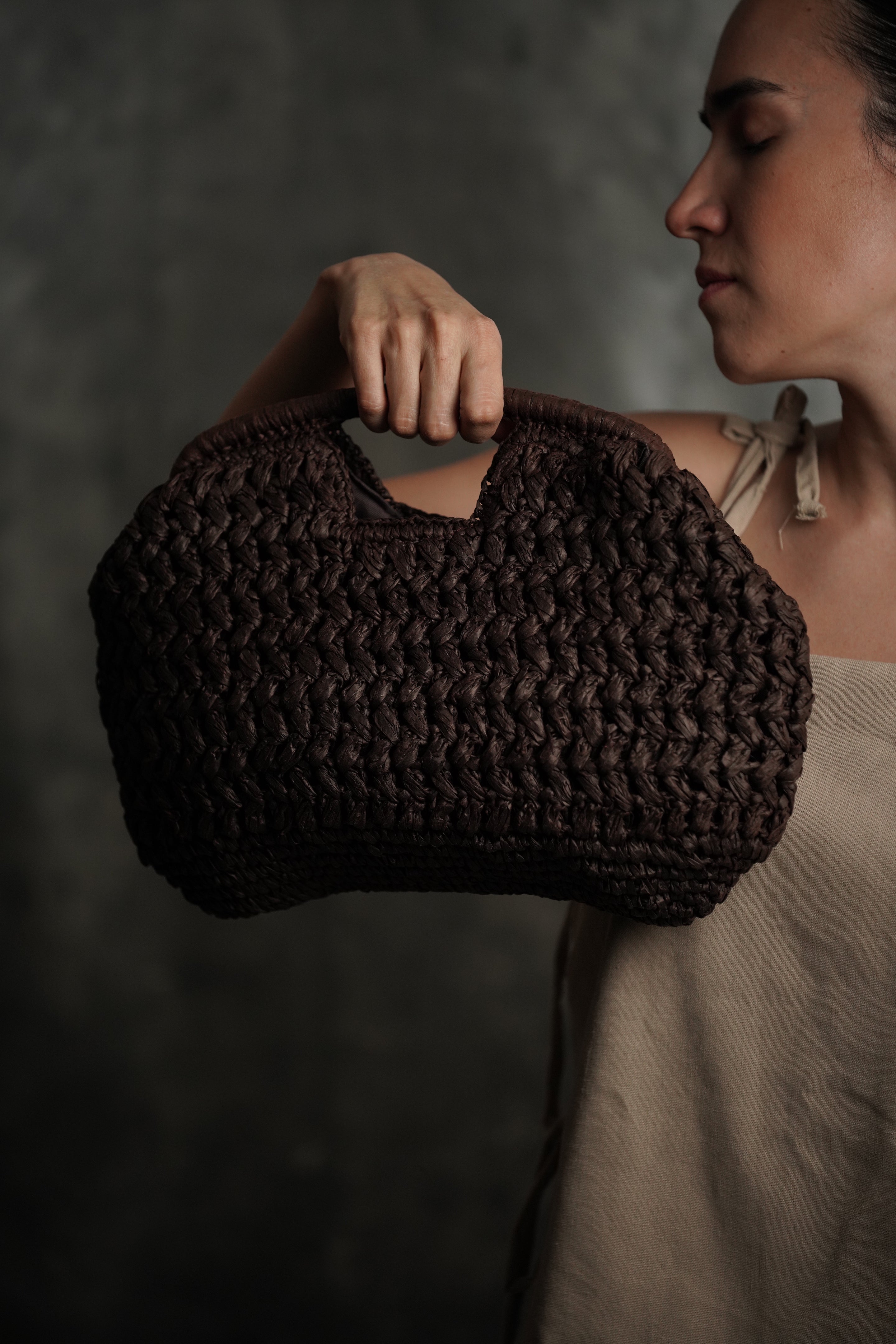 Bolsa Raffia Grande